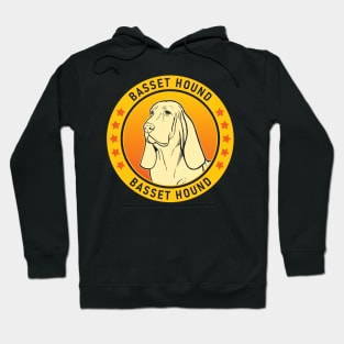 Basset Hound Dog Portrait Hoodie